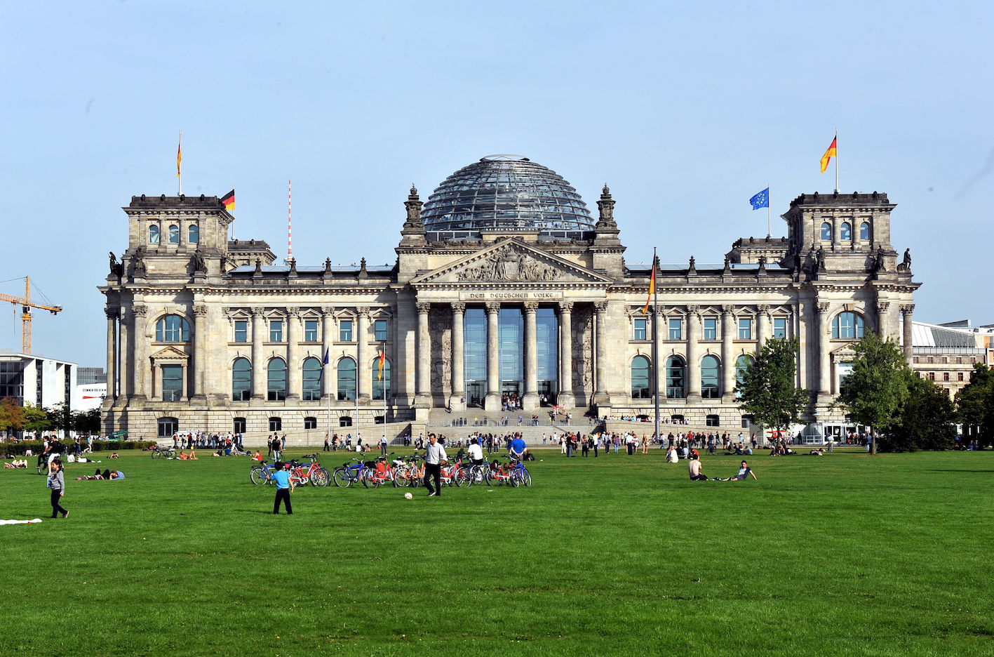 Reichstagsgebäude von außen