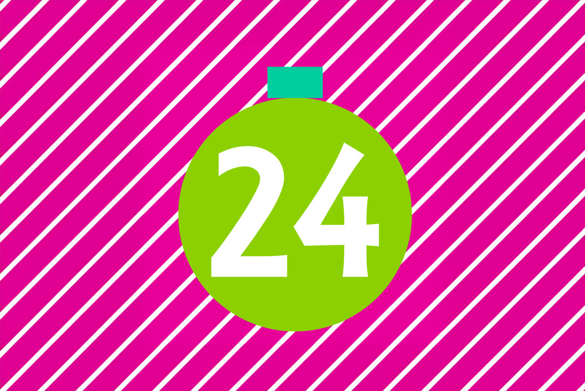 bunte Vierundzwanzig