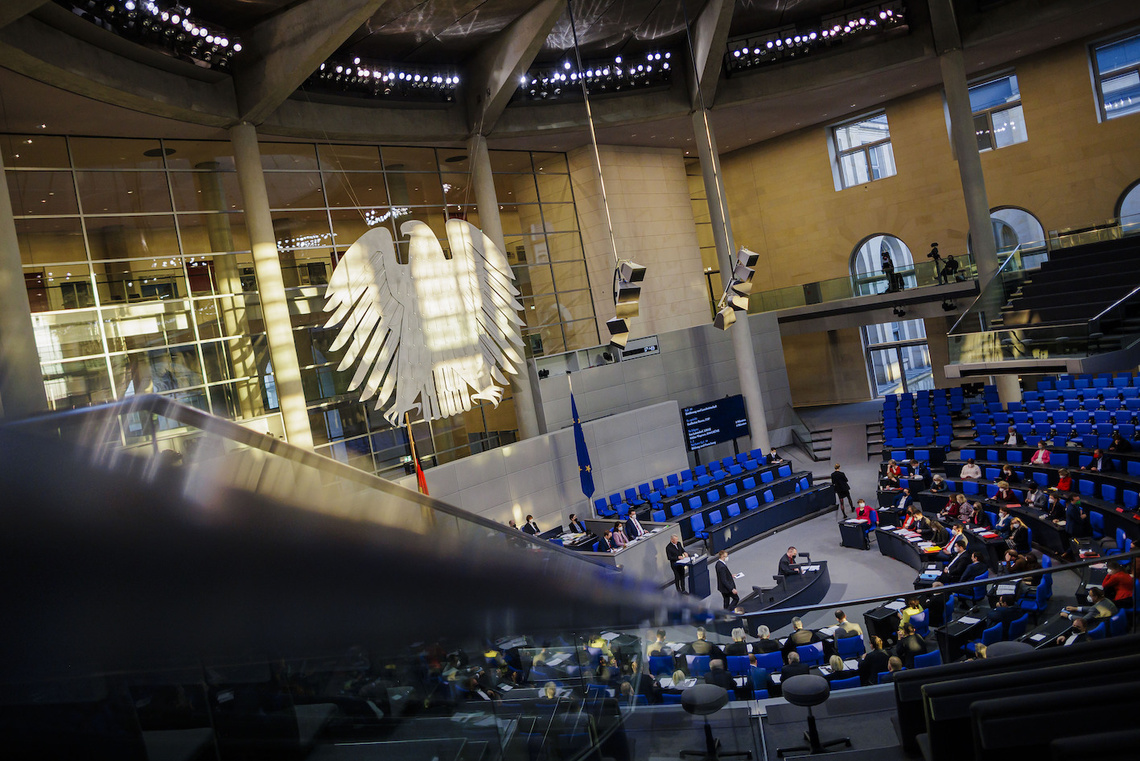 Blick in den Plenarsaal