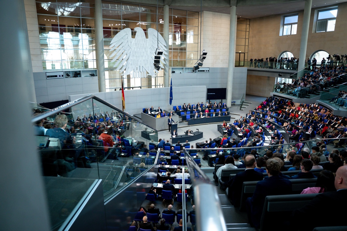 Blick in den Plenarsaal