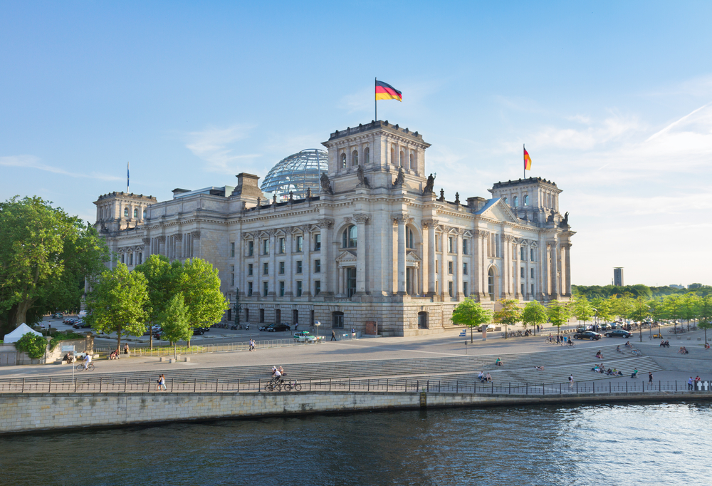 Blick auf den Bundestag